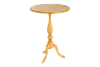 Столик кофейный круглый Гала-2 600х600, , шпон дуба,  вяз , без патины 