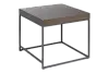 Столик журнальный TK6016NB на металлической основе 600х600, , венге, шпон дуба, ALP00001904